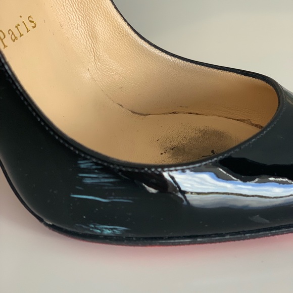 Pigalle Follies Louboutin black heels 37.5 - Picture 7 of 7